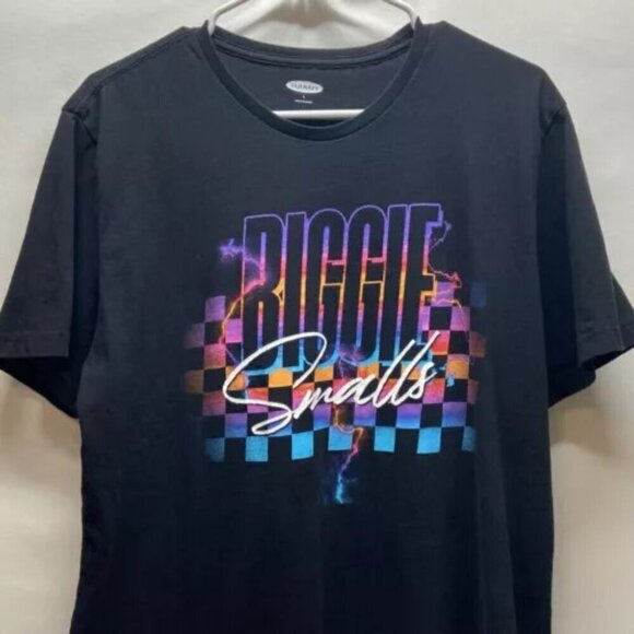 Biggie Smalls Old Navy Graphic T-Shirt Men’s Large Black Tee Christopher Wallace - Picture 2 of 9